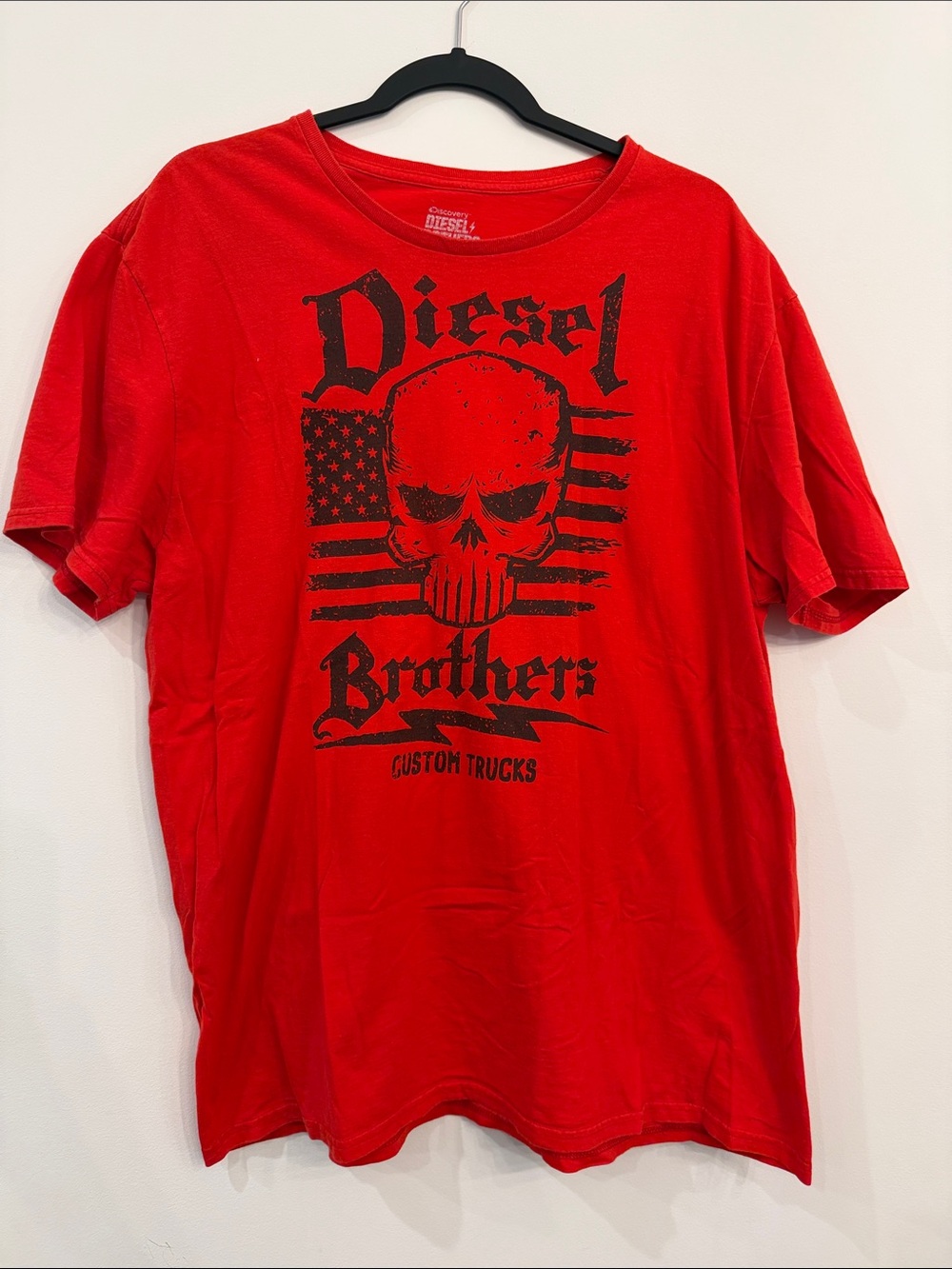 Diesel Brothers Red Short-Sleeve Graphic Tee